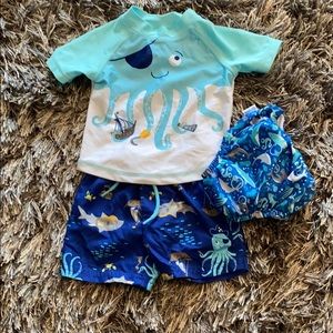 Baby two piece bathing suit